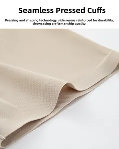 Detail showing seamless bonded cuff construction on ice silk quick-dry polo shirt