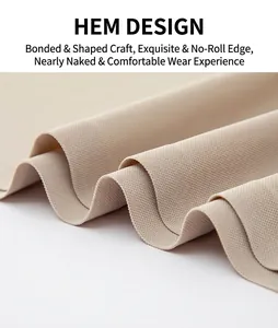 Macro detail of seamless heat-pressed hem on men's quick-dry ice silk polo shirt