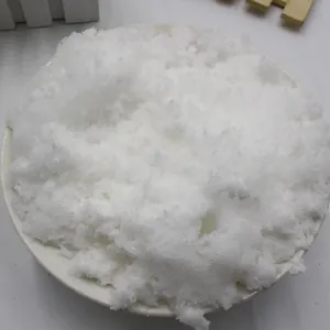 Macro detail of fluffy artificial snow for Christmas decoration and magic tricks.