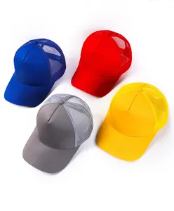 Collezione di cappellini trucker traspiranti a 5 pannelli in diversi colori vivaci