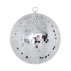 Professional silver mirror disco ball for festive parties KTV and home stage decorations
