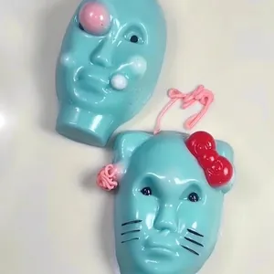 Jouet Squishy Extraterrestre Presser Boutons Soulagement du Stress Jouet Créatif TPR Drôle Jouet de Décompression pour Adolescents Cadeau