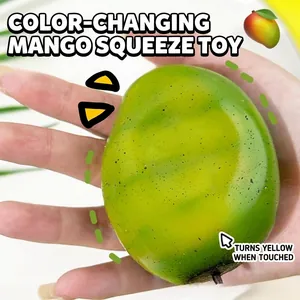 Kleurveranderende mango stressbestendig squishy speelgoed voor ontspanning vandaag