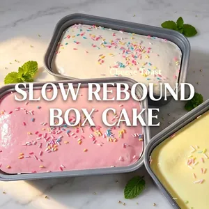 Jouet Squishy Gâteau en Boîte de Simulation Remontée Lente Super Doux Anti-stress Jouet Sensoriel Modèle de Dessert