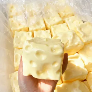 Simulazione Formaggio Cioccolato Burro Stick Squishy Giocattolo Antistress Giocattolo da Spremere per Adulti Bambini Giocattolo di Decompressione Morbido