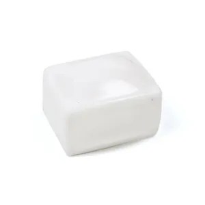 White mantou-shaped slow rebound squishy toy for stress relief and sensory play