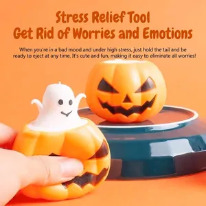 Παιχνίδια Led Halloween Pumpkin Tpr Toys