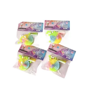 Giocattoli antistress a forma di lecca-lecca colorato, in confezioni regalo singole