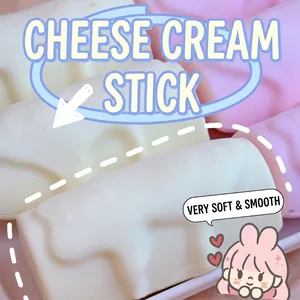 Macro detail showing the soft texture of a white slow rising cream bar squishy toy