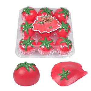 Anti-Stress Tomaten-Set 9er Pack Quetschspielzeug mit Splat-Effekt