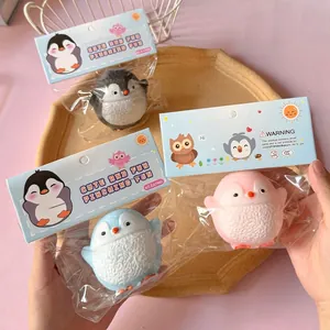 Cute Round Belly Penguin Squishy Stress Relief Toy Slow Rebound Soft TPR Animal Toy For Kids Adults Gift Stress Relief