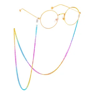 Catenella Occhiali Minimalista in Lega di Zinco Con Simbolo Infinito Cordino Antiscivolo per Occhiali da Sole Gioielli Donna