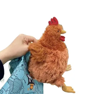 Peluche poulet Cecil créative poupée coq jouet apaisant doux tenue dans la main
