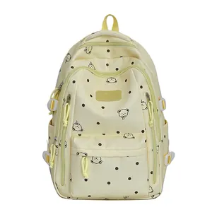Sac À Dos Décontracté Pour Hommes Tissu Oxford Résistant À L'eau Grande Capacité Voyage Sac Ordinateur Streetwear