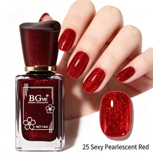 Quick Drying Nail Polish Long Lasting Non Peelable Oil Based Glossy Matte Glitter Manicure Art For Women