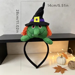 Halloween witch headband with dimensions 28cm height and 14cm width for party decoration