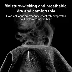 Breathable thermal balaclava mask with moisture-wicking fabric for cycling and skiing