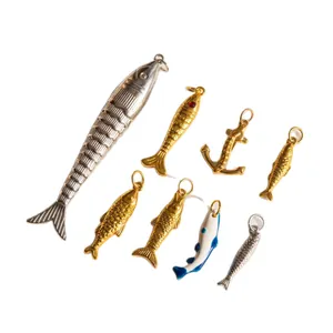 Set di ciondoli assortiti in acciaio inox per decorazione di scarpe e gioielli fai da te