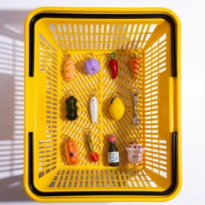 Stainless Steel DIY Food Series Pendants Jewelry Making Enamel Fruit Vegetable Bread Chili Charms Fashion Accessories