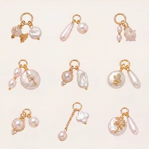 Elegante Collana Con Ciondolo in Rame e Perla Artificiale Lusso Leggero Strass Gioiello Per Donna Appuntamento Festa Quotidiano
