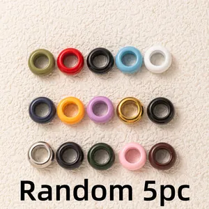 Set of colorful stainless steel DIY large hole beads for custom jewelry making