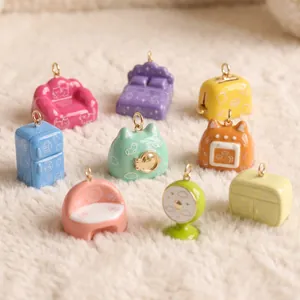 Ciondoli a Forma di Mini Elettrodomestici per la Casa Colore Macaron Smalto in Acciaio Inossidabile per Fai da Te