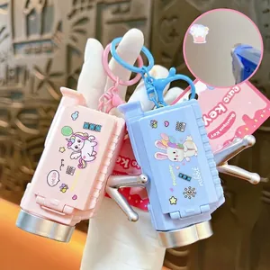 Creative Cartoon Animal Projector Camera Keychain Toy For Kids Fun Decompression Mini Camera Pendant Accessory For Backpack