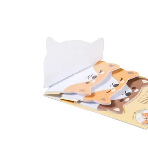 Süße Shiba Inu Tier geformte Haftnotizen Notizblöcke für Büro und Schule Schreibwaren Deko