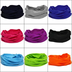 Outdoor Seamless Multifunctional Magic Scarf Solid Color Breathable Cycling Headband Neck Gaiter For Men Women Sports Accessories