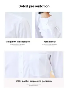 Macro view of professional white men's shirt showing shoulder, cuff, and chest pocket details.