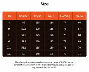 Guide des tailles détaillé pour chemise à carreaux en flanelle à capuche pour hommes.