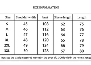 Comprehensive size guide for men's slim fit long sleeve business dress shirt in CM