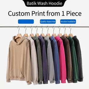 Vue détaillée de plusieurs options de couleurs pour les sweats à capuche en coton vintage
