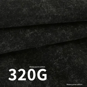 Heavyweight 320g pure cotton washed vintage hoodie featuring premium double yarn fabric