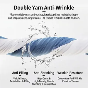 270g heavyweight double yarn cotton T-shirt fabric showing wrinkle resistance and texture