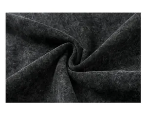 Nahaufnahme der hochwertigen Vintage Acid-Wash 230g schweren Baumwollstoff-Textur