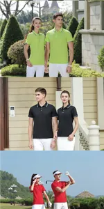 Polos à manches courtes en coton mercerisé de plusieurs couleurs pour hommes et femmes.