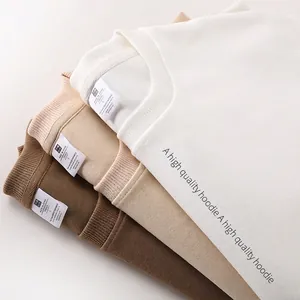 Felpa girocollo minimalista in cotone disponibile nei colori bianco, beige e marrone