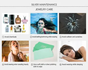 Instrucciones completas de cuidado y mantenimiento para pendientes de aro de plata.