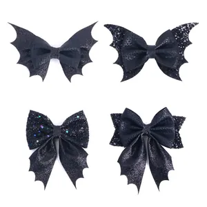 Pinza De Pelo Con Collar De Contraste De Aleación Y Lazo Para Niños Linda Y Divertida Para Halloween