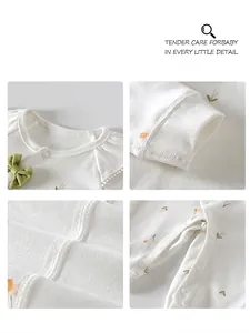 Cute floral cotton baby girl bodysuit with soft fabric details and bow