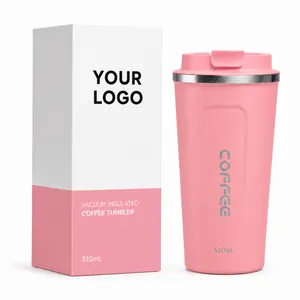 Tazza da caffè in acciaio inox isolata sottovuoto da 510 ml con confezione regalo abbinata