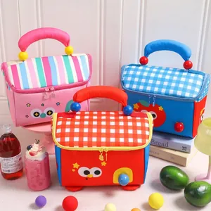 Cartoon Isolierte Lunchtasche Süße Hausform Thermo Bento Beutel Für Schule Picknick Büro Kinder Frauen Polyester Aluminiumfolie