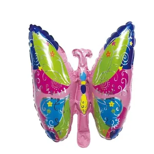 Vibrant mini butterfly-shaped foil balloon for birthday and wedding party deco