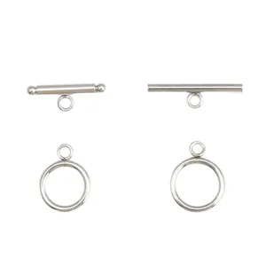 Stainless steel OT toggle clasps set for DIY bracelet and necklace making