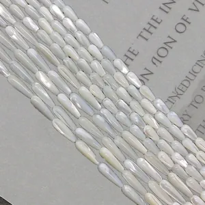 Natural Shell Waterdrop Loose Beads Mother Of Artificial Pearl Polished Tear Drop Spacer Beads For DIY Necklace Jewelry Making Supplies
