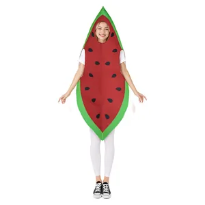 Disfraz divertido de rodaja de sandía para adultos fiesta de Halloween cosplay show