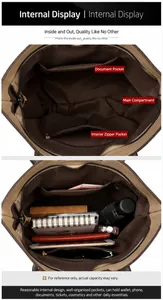 Detailed view of the large capacity interior with multiple organized compartments.