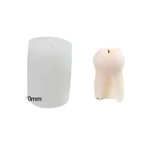 Große zahnförmige Silikonform für DIY die kreative Kerzenherstellung von Ornamenten