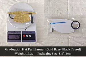 Abschlusskappen-Banner mit einem Gewicht von 17,2 g und Details zur Verpackung